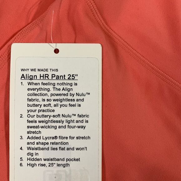 Lululemon Align HR Legging 25”. 8 - Picture 3 of 4